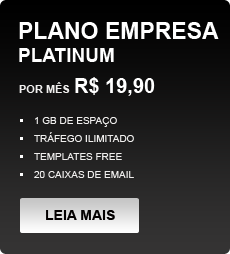 PLano de Hospedagem para empresa Platinum PLano de Hospedagem para empresa Platinum